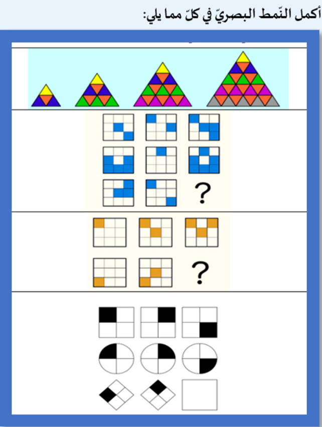 الانماط الهندسية