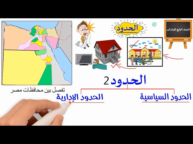 صورة للحدود السياسية والإدارية